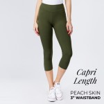 Wholesale mix Brand peach skin capris seamless chic must have every wardrobe li