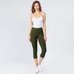 Wholesale mix Brand peach skin capris seamless chic must have every wardrobe li