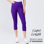 Wholesale mix Brand peach skin capris seamless chic must have every wardrobe li