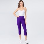 Wholesale mix Brand peach skin capris seamless chic must have every wardrobe li