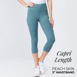Wholesale mix Brand peach skin capris seamless chic must have every wardrobe li