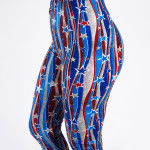 Wholesale peach skin th July capri leggings stars stripes Inseam One fits most C
