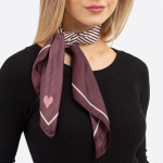 Wholesale color block triangle striped bandana scarf neckerchief Polyester