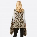 Wholesale leopard print vest One fits most Acrylic
