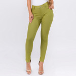 Wholesale denim like pull jeggings front back pockets o Full jeggings light shee