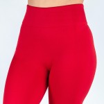 Wholesale mix brand women s solid color full fleece lined seamless leggings One
