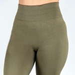 Wholesale mix brand Plus women s solid color full fleece lined seamless legging