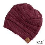 Wholesale c C Hat Solid ribbed beanie Original beanie Acrylic One fits most Matc