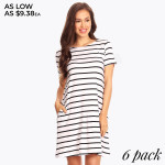 Wholesale comfy Tunic T Shirt Dress wear sexy casual day summer dress pair it le