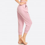 Wholesale women s Poly Brushed Cropped Harem Loose Fit Joggers Super Soft Brushe