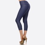 Wholesale original standard pocket capri jegging classic silhouette constructio