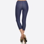 Wholesale original standard pocket capri jegging classic silhouette constructio