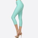 Wholesale original standard pocket jean Capri jegging classic silhouette constr
