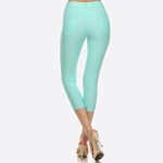 Wholesale original standard pocket jean Capri jegging classic silhouette constr