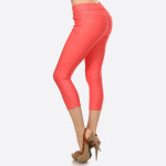 Wholesale original standard pocket capri jegging classic silhouette constructio