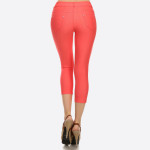 Wholesale original standard pocket capri jegging classic silhouette constructio