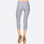 Wholesale original standard pocket jean Capri jegging classic silhouette constr