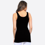 Wholesale solid color seamless tank top Round Neckline Body con Sleeveless Fitte