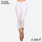 Wholesale original standard pocket jean Capri jegging classic silhouette constr