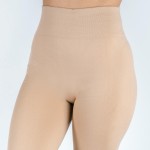 Wholesale mix brand women s solid color full fleece lined seamless leggings One