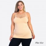 Wholesale summer must have here sexy cami top spaghetti straps sleeveless criss