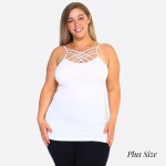 Wholesale summer must have here sexy cami top spaghetti straps sleeveless criss