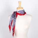 Wholesale paisley Mix Print Silky Scarf Polyester