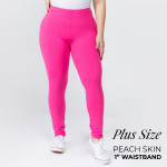 Wholesale plus Mix Brand peach skin leggings seamless chic must have every ward