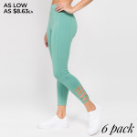 Wholesale next pilates class easy pull active leggings feature eye catching cri