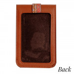 Wholesale aztec print cross body bag clear phone window W L strap
