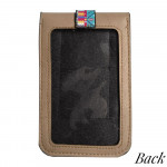 Wholesale aztec print cross body bag clear phone window W L strap