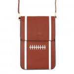 Wholesale faux leather cross body bag inside pocket snap closure clear back pock
