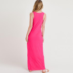 Wholesale solid color full sleeveless maxi dress Pack Breakdown pcs pack S M L C